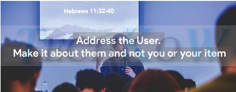 Address the User