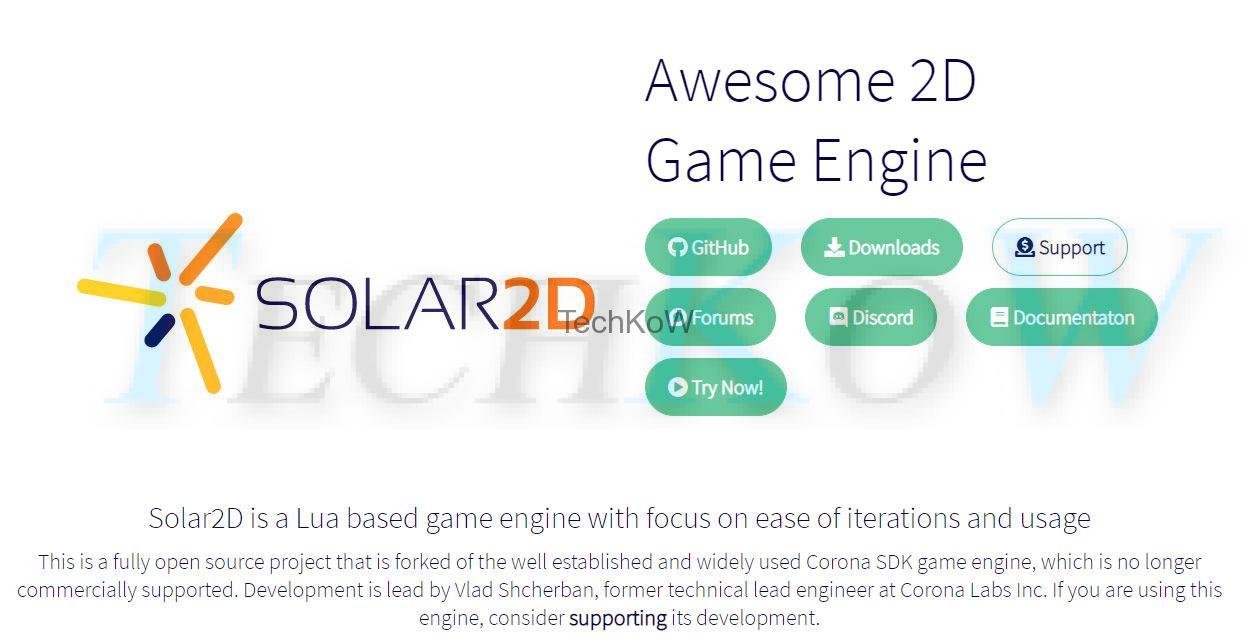 Solar2D Game Engine