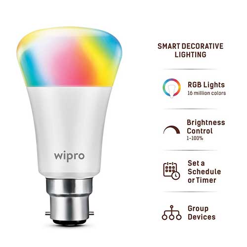 Wipro-Garnet-Smart-Light-7W-B22-LED-Bulb,